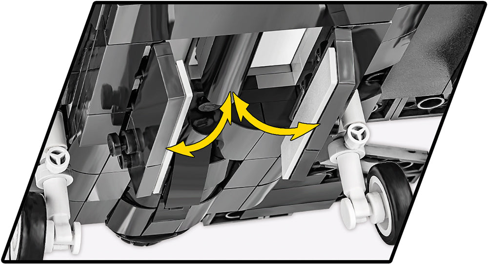 Lockheed Martin F-35B Lightning II Royal Air Force, 594 Piece Block Kit Main Landing Gear & Weapons Bay