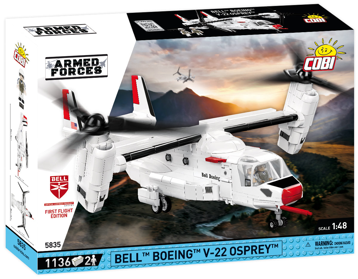 Bell-Boeing V-22 Osprey “First Flight Edition”, 1/48 Scale 1136 Piece Block Kit