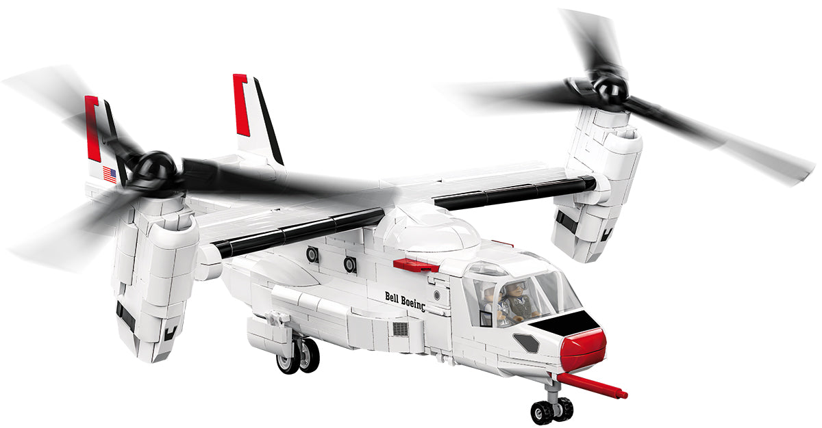 Bell-Boeing V-22 Osprey “First Flight Edition”, 1/48 Scale 1136 Piece Block Kit In flight