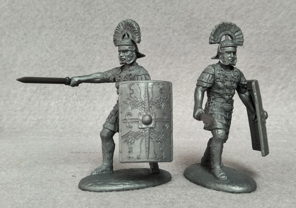 Early Imperial Roman Command, 60 mm (1/30) Scale Plastic Figures Commander Close Up