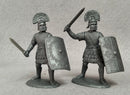 Early Imperial Roman Command, 60 mm (1/30) Scale Plastic Figures Commander Close Up