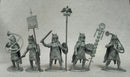 Early Imperial Roman Command, 60 mm (1/30) Scale Plastic Figures Standard Bearers & Horn Blowers