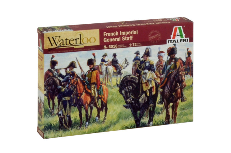 Napoleonic War French Imperial General Staff 1/72 Scale Plastic Figures By Italeri