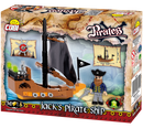 Jack’s Pirate Ship 140 Piece Block Kit By Cobi Back Of Box