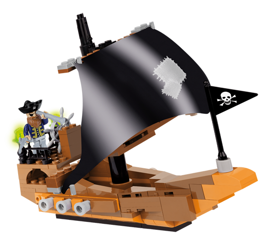 Jack’s Pirate Ship 140 Piece Block Kit By Cobi