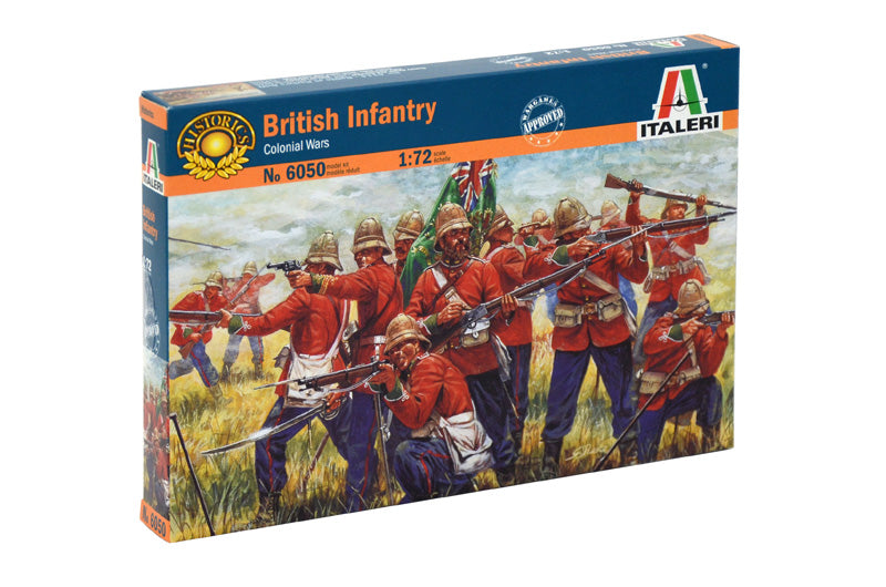 British Infantry Colonial Wars 1/72 Scale Plastic Figures