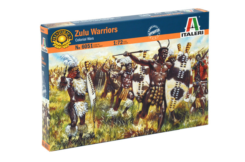 Zulu Warriors Colonial Wars 1/72 Scale Plastic Figures