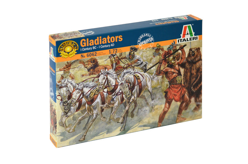 Gladiators 1st Century BC – 1st Century AD, 1/72 Scale Plastic Figures