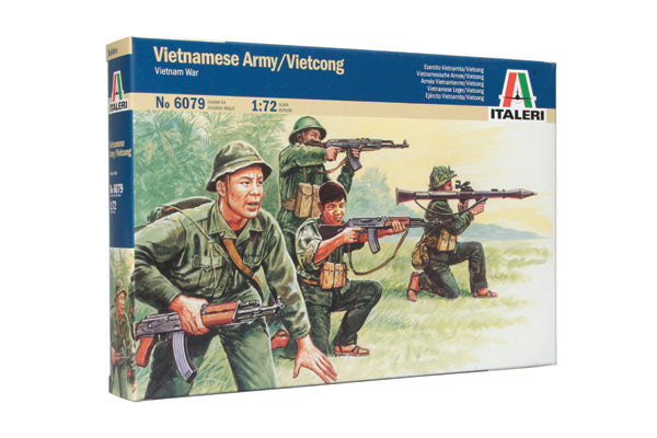 Vietnamese Army / Vietcong, Vietnam War 1/72 Scale Plastic Figures