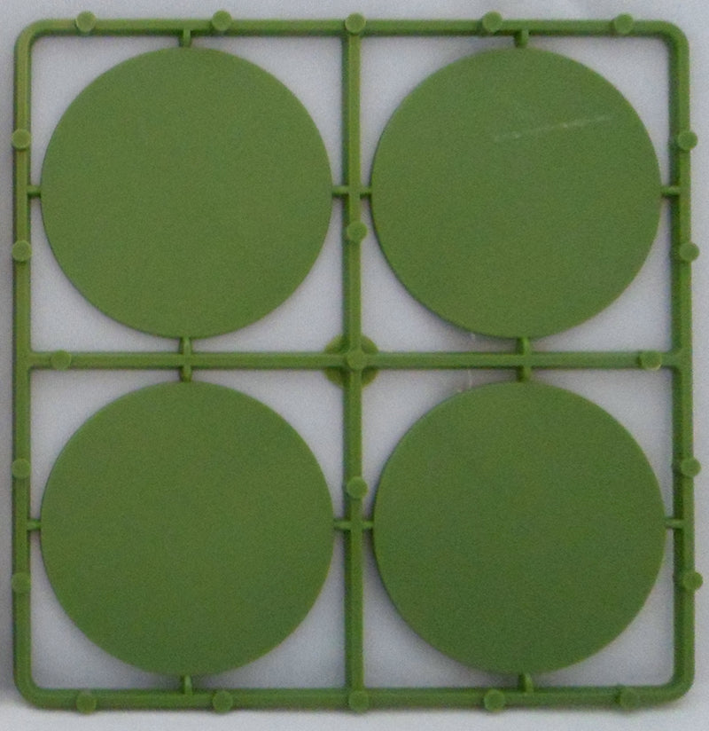 60 mm Round Plastic Bases (8)