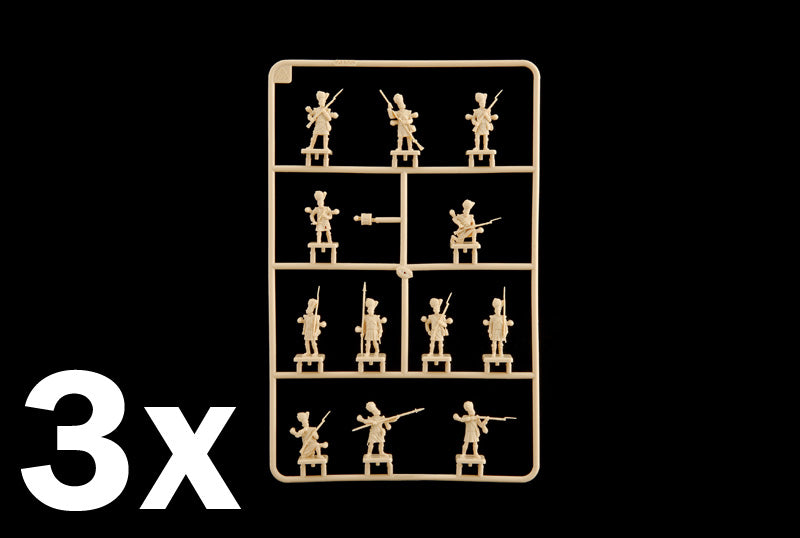 Napoleonic Wars Scots Infantry 1/72 Scale Plastic Figures Frame