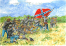 American Civil War Confederate Infantry 1/72 Scale Plastic Figures Box Art