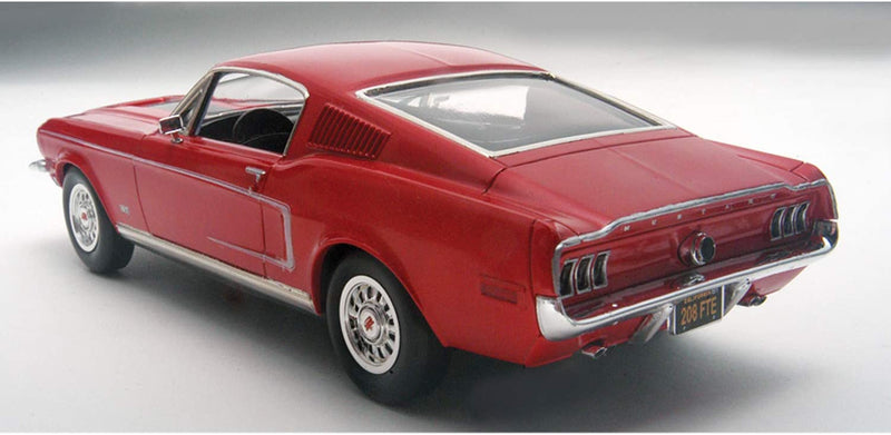 Ford 1968 Mustang GT (2 In 1) 1:25 Scale Model Kit Left Rear View