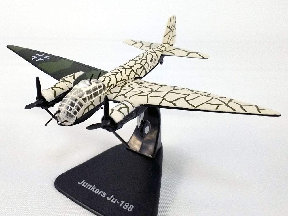 Junkers Ju 188 E-1 Heavy Bomber 1944, 1:144 Scale Model By Atlas Editions