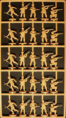 British Paratroopers “Red Devils”, 1/72 Scale Plastic Figures Kit Sprue