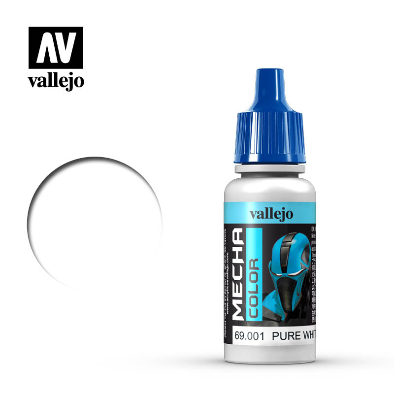 Mecha Color Pure White Acrylic Paint, 17 ml Bottle