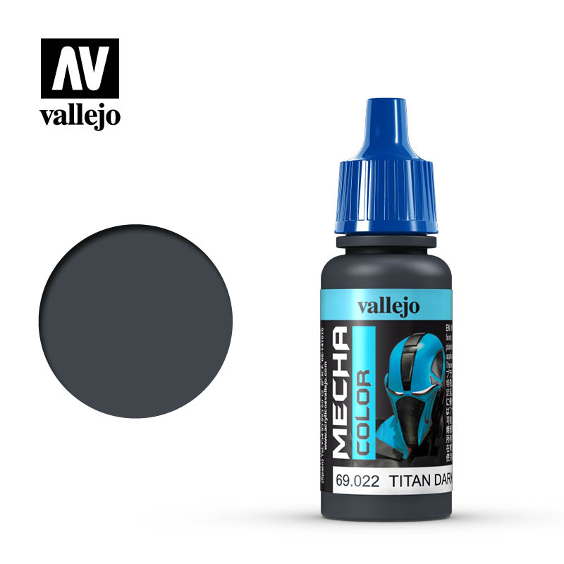 Mecha Color Titan Dark Blue Acrylic Paint, 17 ml Bottle