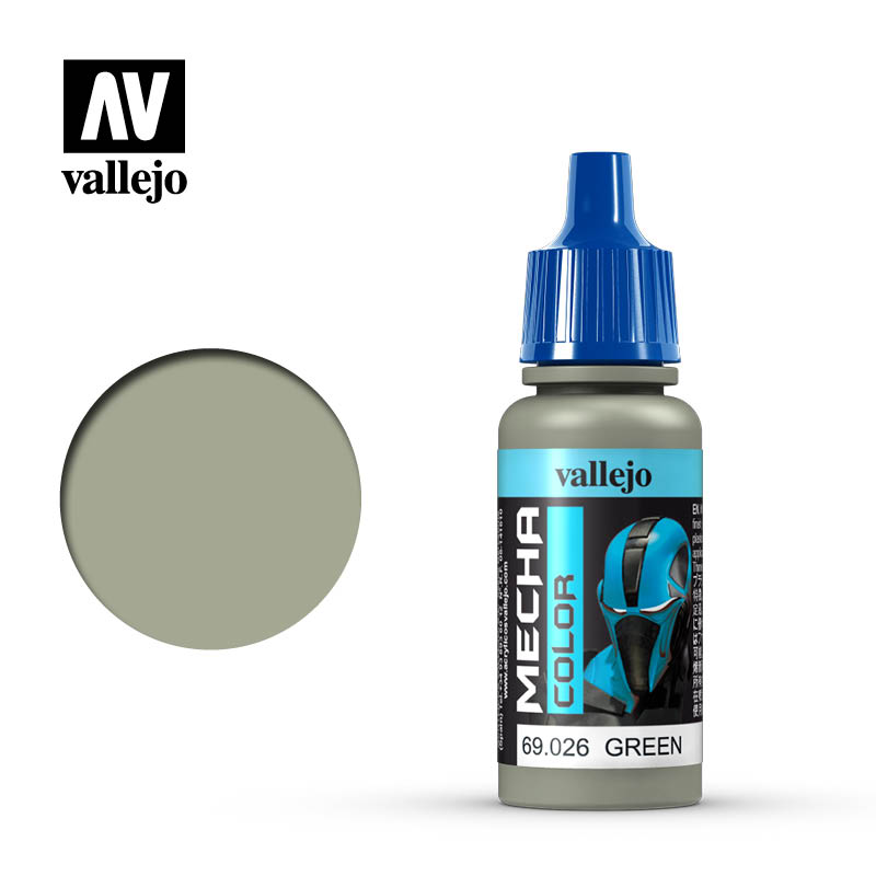 Mecha Color Green Acrylic Paint, 17 ml Bottle Acrylicos Vallejo
