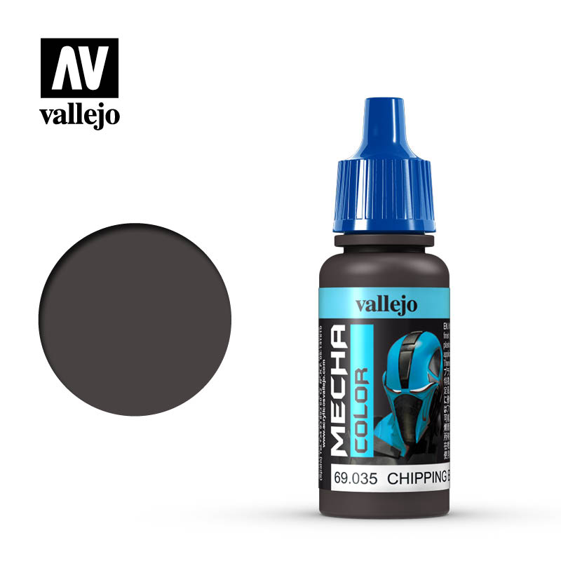 Mecha Color Chipping Brown Acrylic Paint, 17 ml Bottle Acrylicos Vallejo