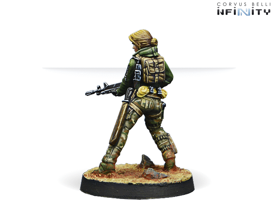 Infinity Ariadna 6th Airborne Ranger Regiment AP Spitfire Rear View