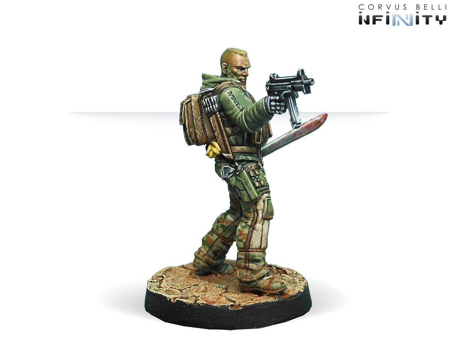 Infinity Ariadna 6th Airborne Ranger Regiment Submachine Gun Side View