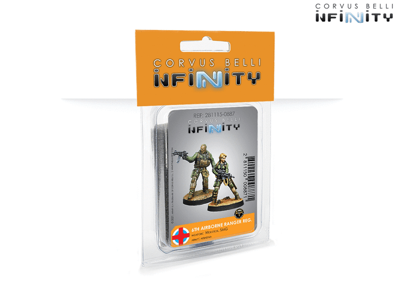 Infinity Ariadna 6th Airborne Ranger Regiment Miniature Game Figures Blister Packaging