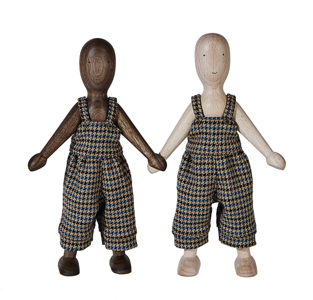 Walnut & Beech Wooden Figure La La 