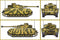 Pz.Kpfw. IV Tank 1/72 Scale Model Kit Camouflage Scheme