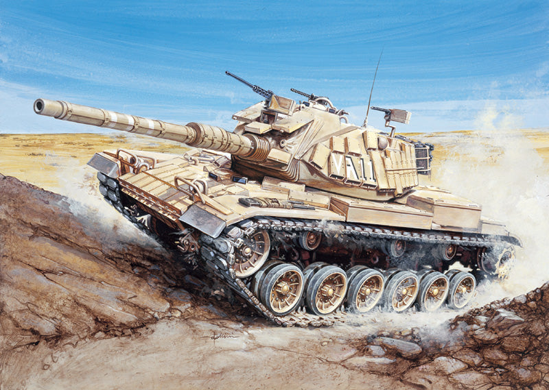 Magach 6 Tank 1/72 Scale Plastic Model Kit Box Art