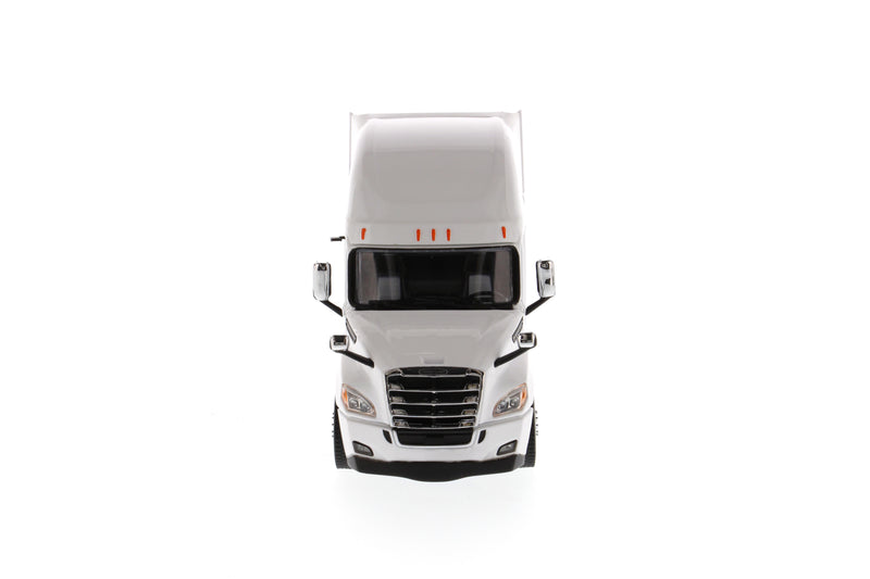 Freightliner Cascadia Tractor (Pearl White) Sleeper Cab 1:50 Scale Model Front View