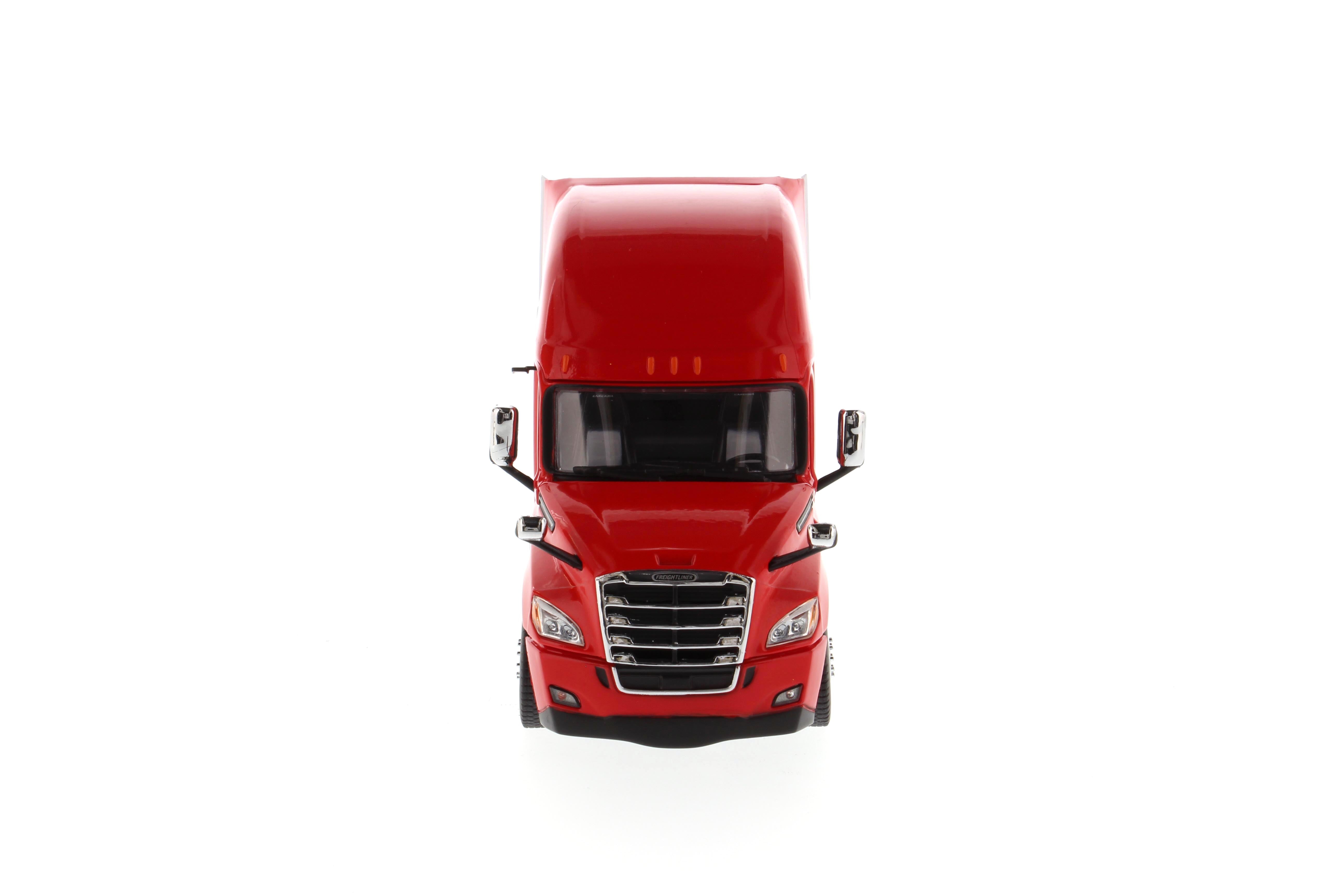 Freightliner Cascadia Tractor (Red) Sleeper Cab 1:50 Scale Model Front View