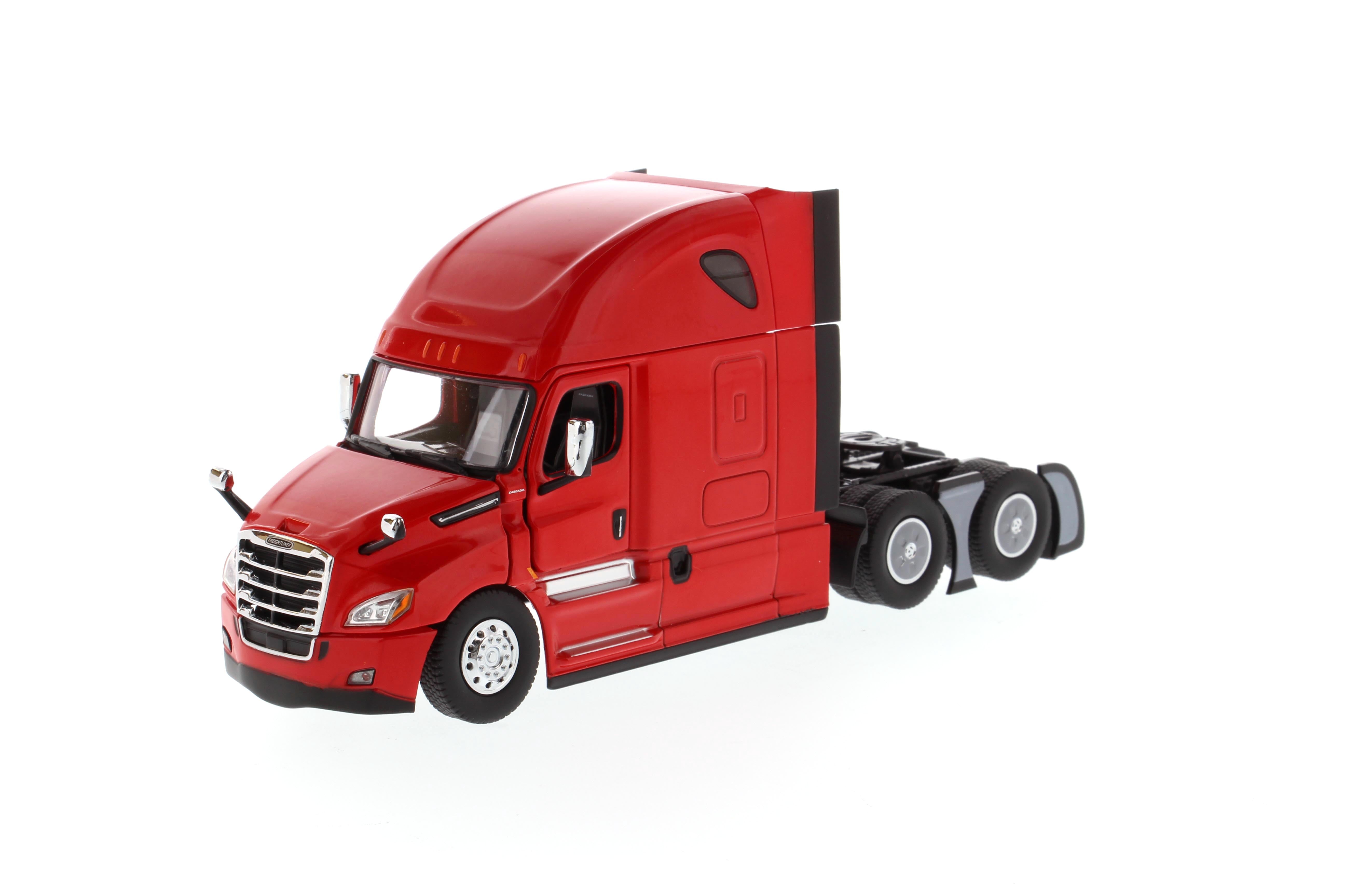 Freightliner Cascadia Tractor (Red) Sleeper Cab 1:50 Scale Model