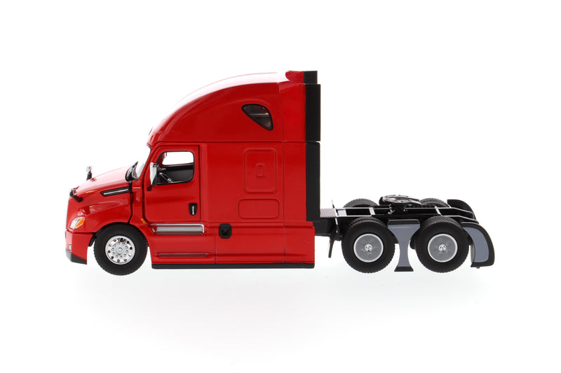 Freightliner Cascadia Tractor (Red) Sleeper Cab 1:50 Scale Model Left Side View