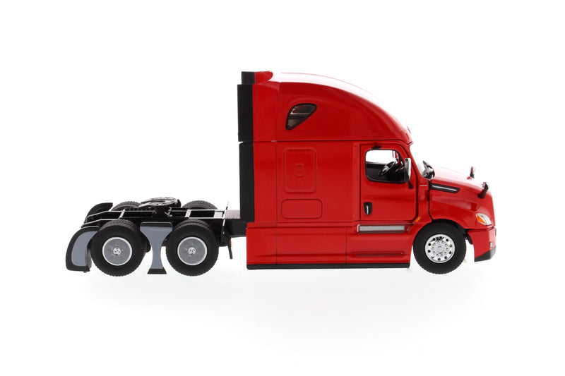 Freightliner Cascadia Tractor (Red) Sleeper Cab 1:50 Scale Model Right Side View