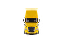 Freightliner Cascadia Tractor (Yellow) Sleeper Cab 1:50 Scale Model Front View