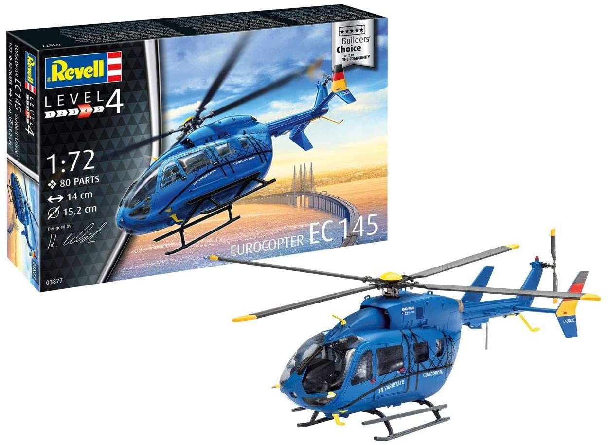 Eurocopter EC145, 1/72 Scale Model Kit