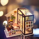 Rolife Balcony Daydreaming 1/24 Scale Miniature Model Kit LED LIght