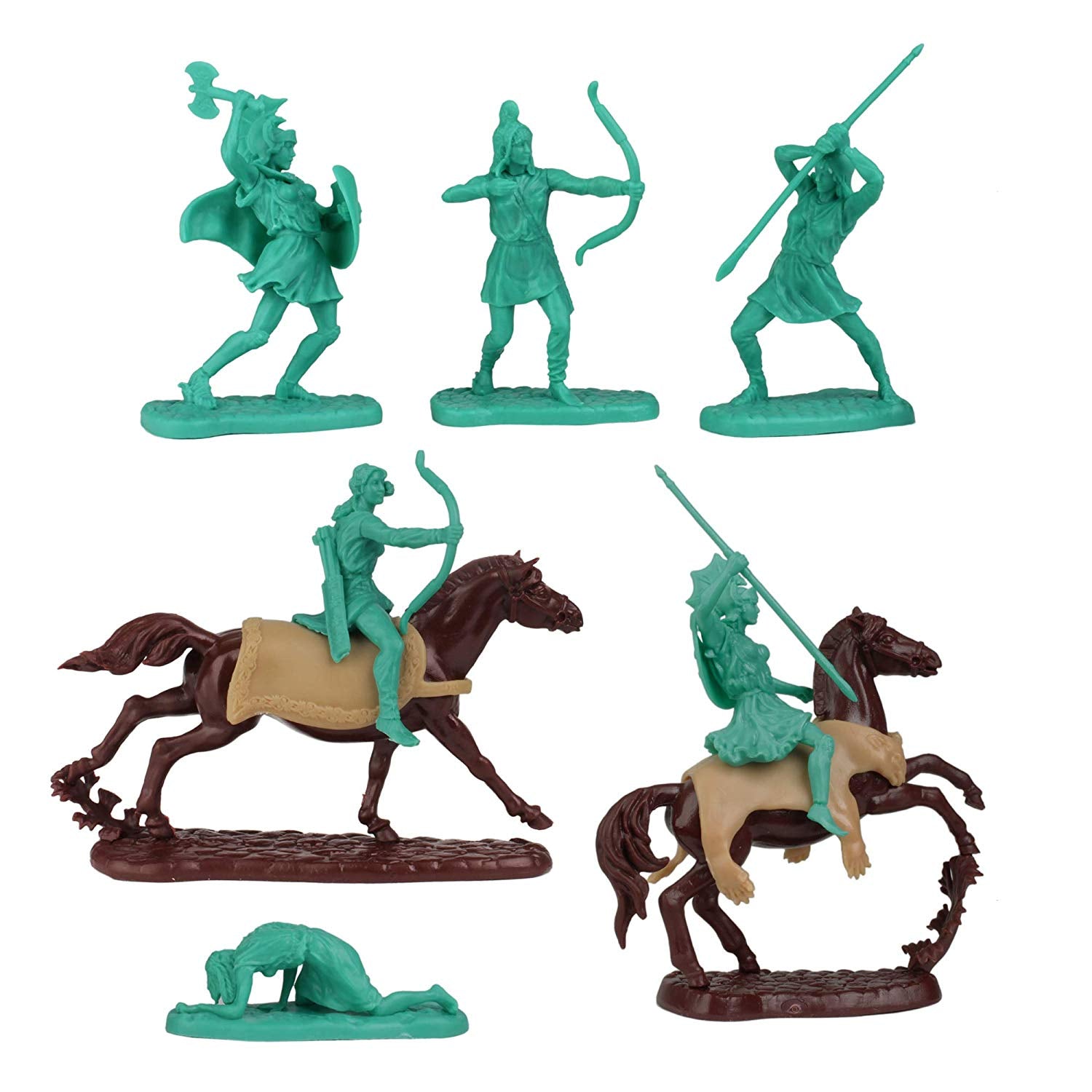 War At Troy Figure Set 15 The Amazons 1/30 Scale Plastic Figures