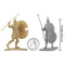 War At Troy Figure Set 1B (Greeks vs Trojans) 1/30 Scale Plastic Figures