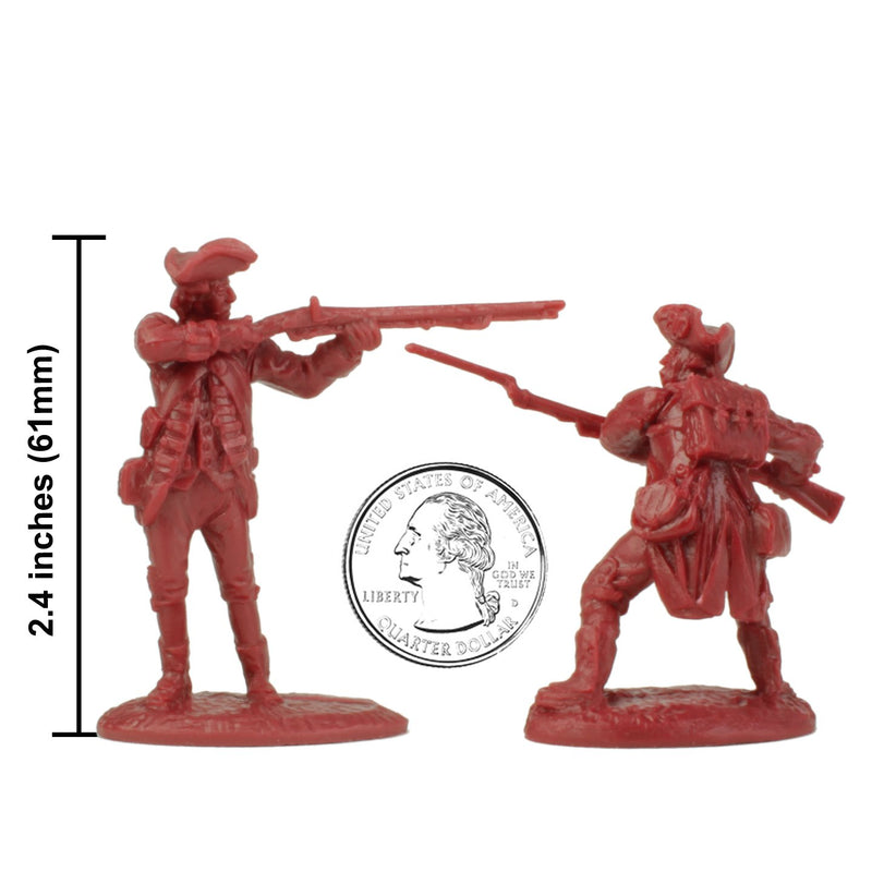 American War Of Independence British Regular Army 1/30 Scale Model Plastic Figures