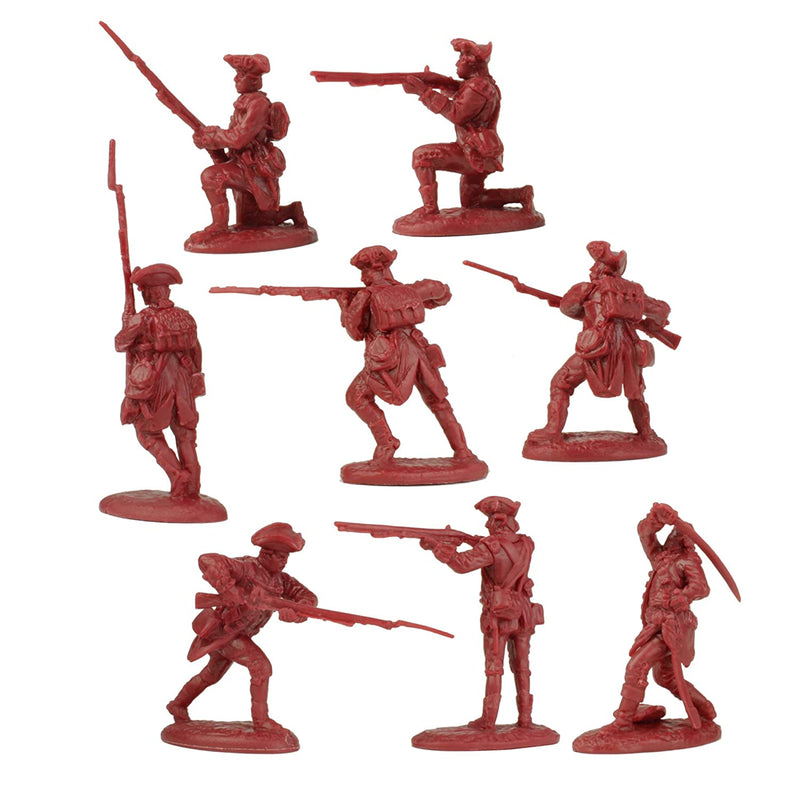 American War Of Independence British Regular Army 1/30 Scale Model Plastic Figures