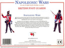 Napoleonic Wars: Waterloo British Foot Guards 1/32 (54 mm) Scale Model Plastic Figures Back Of Box