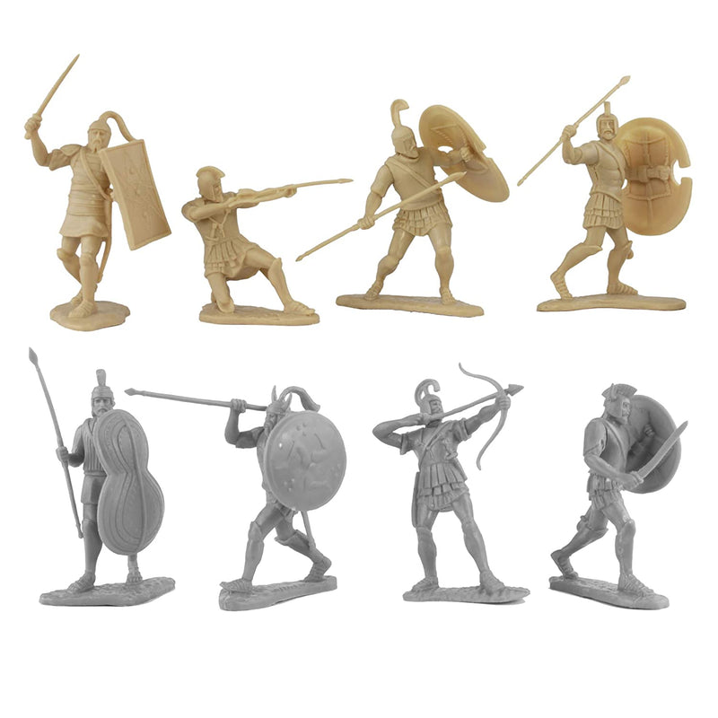 War At Troy Figure Set 1B (Greeks vs Trojans) 1/30 Scale Plastic Figures