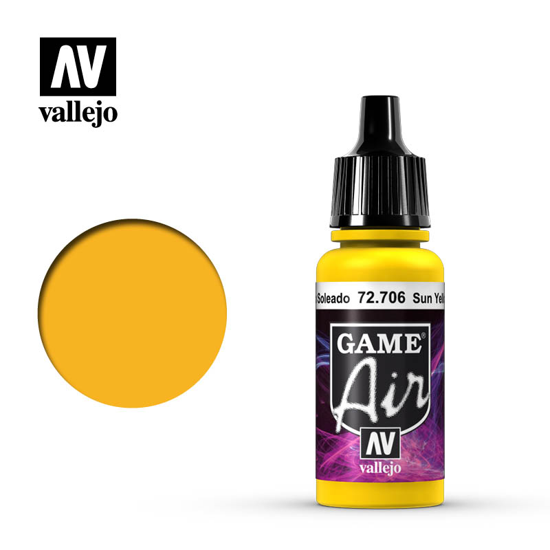 Game Air Sun Yellow Acrylic Paint 17 ml Bottle