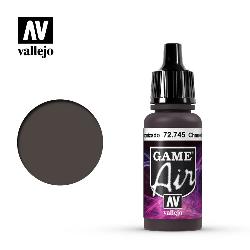 Game Air Charred Brown Acrylic Paint 17 ml Bottle