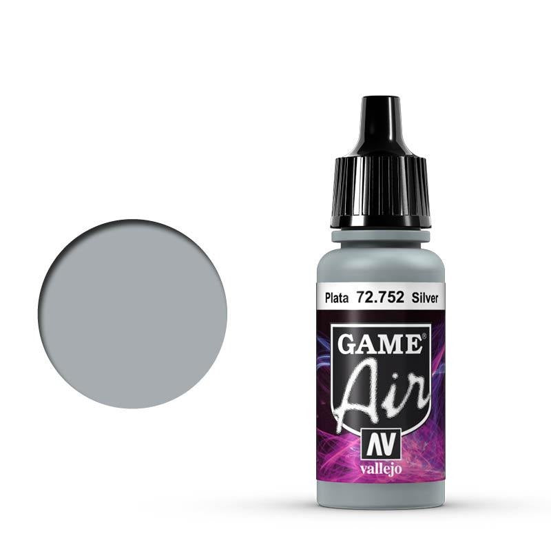 Game Air Silver Acrylic Paint 17 ml Bottle