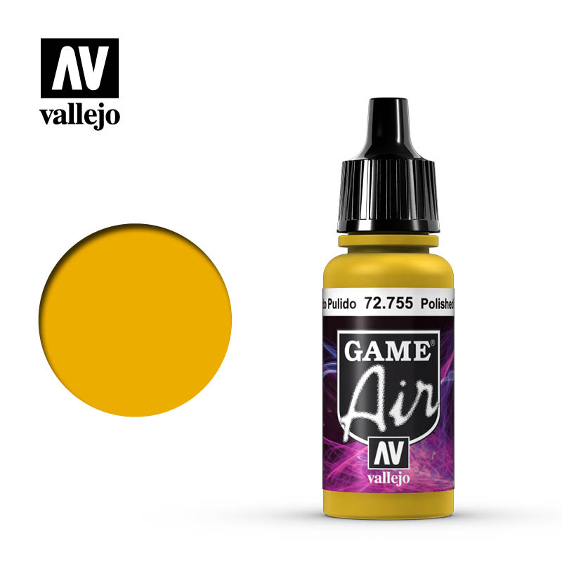 Game Air Polished Gold Acrylic Paint 17 ml Bottle