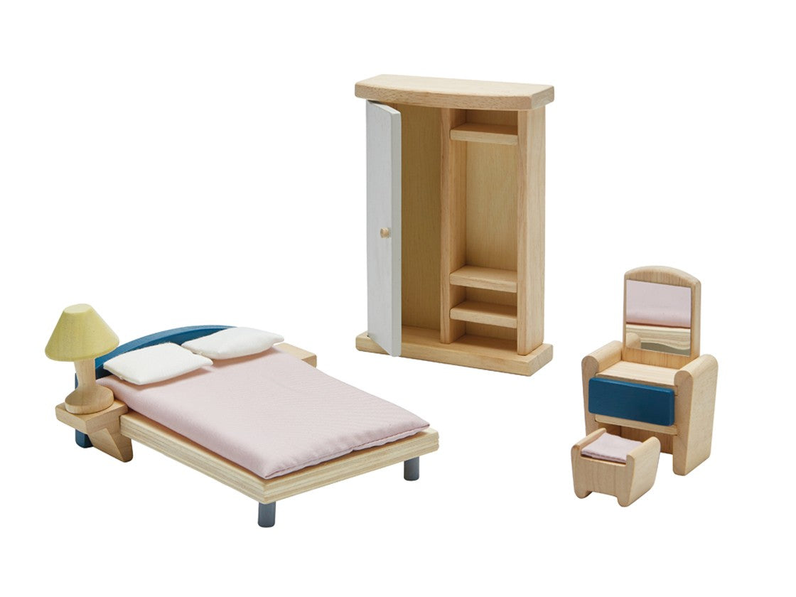 Plan Toys Bedroom Dollhouse Playset