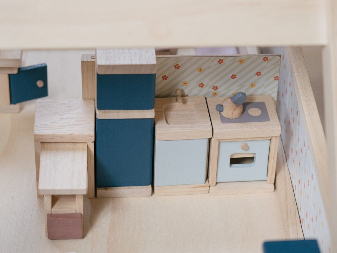 Kitchen Dollhouse Playset Close Up