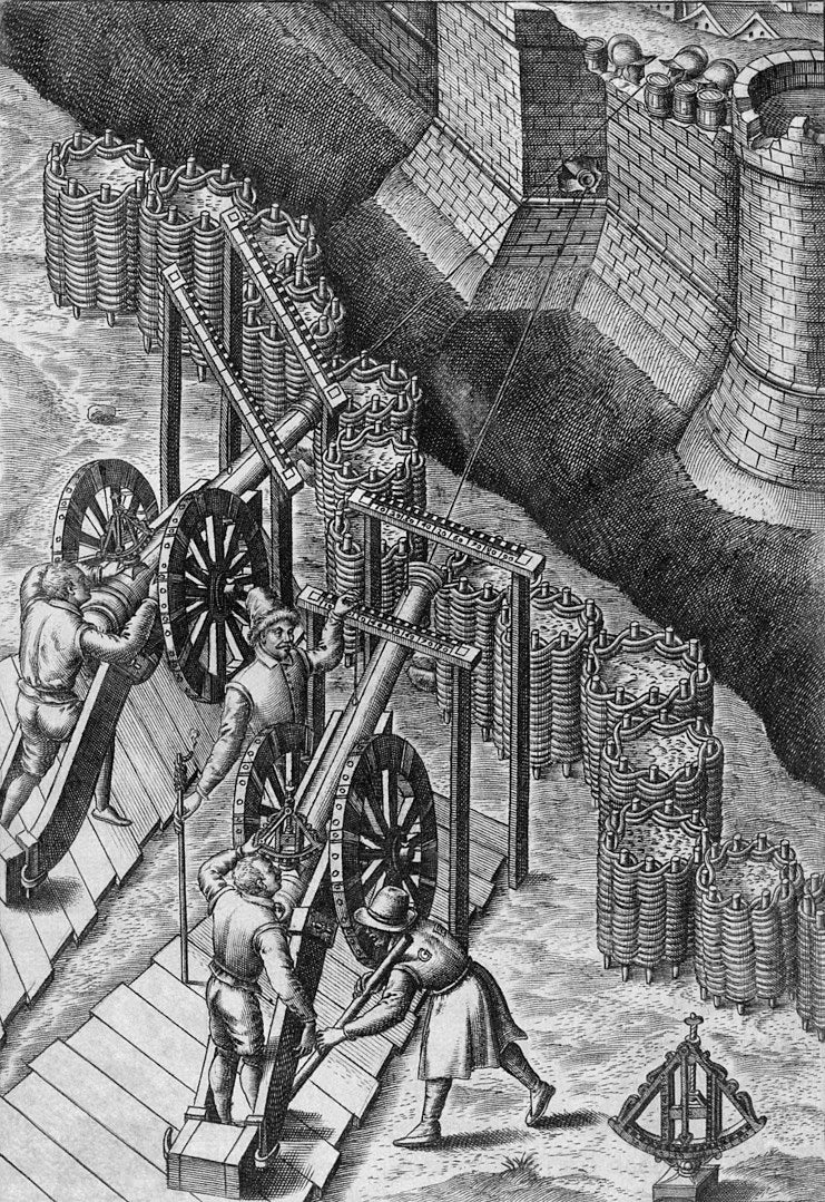 Gabions  In Use 16th Century